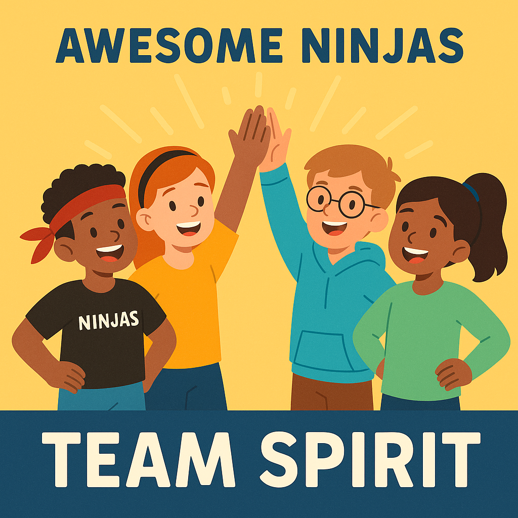 Building Stronger Together: Team Spirit at Awesome Ninjas